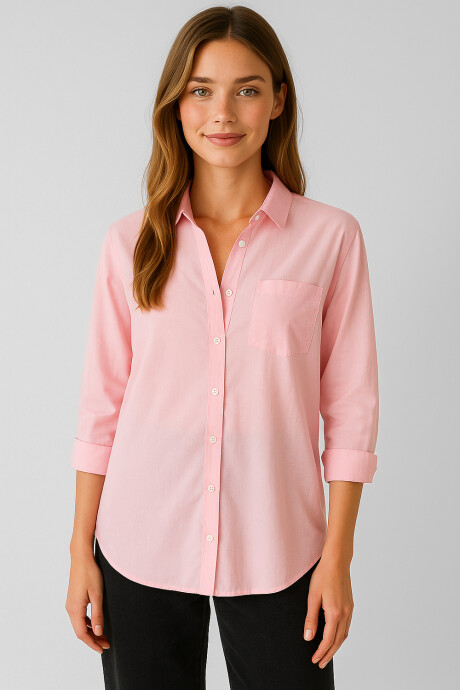 Camisa Ryan Rosa Claro