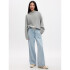 V-PULL ON WIDE LEG LT NAPA LIGHT WASH