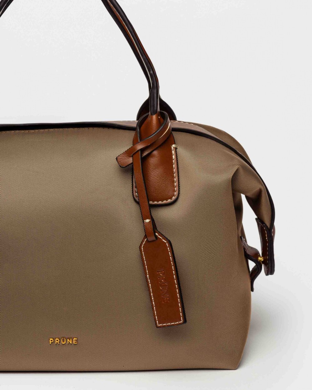 Cartera de mano Wind en nylon Taupe