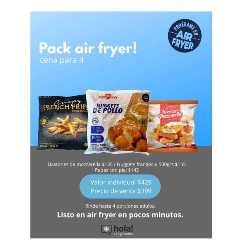 PACK AIR FRYER! CENA PARA 4 PACK AIR FRYER! CENA PARA 4
