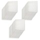 30 Placas Revestimiento Pared Autoadhesiva 70x77cm Promo X30 Blanco