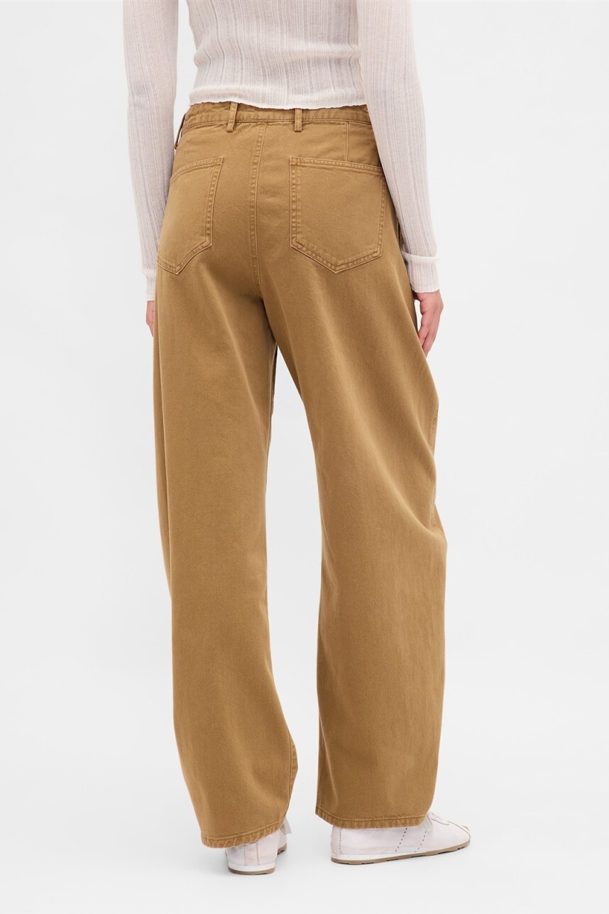 Pantalón Khaki Barrel Hombre Palomino Brown Global