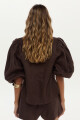 Camisa Eli Chocolate