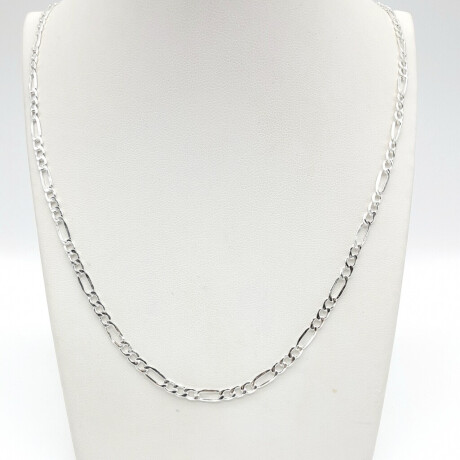 Cadena de Plata 925 Figaro Largo 45 cm