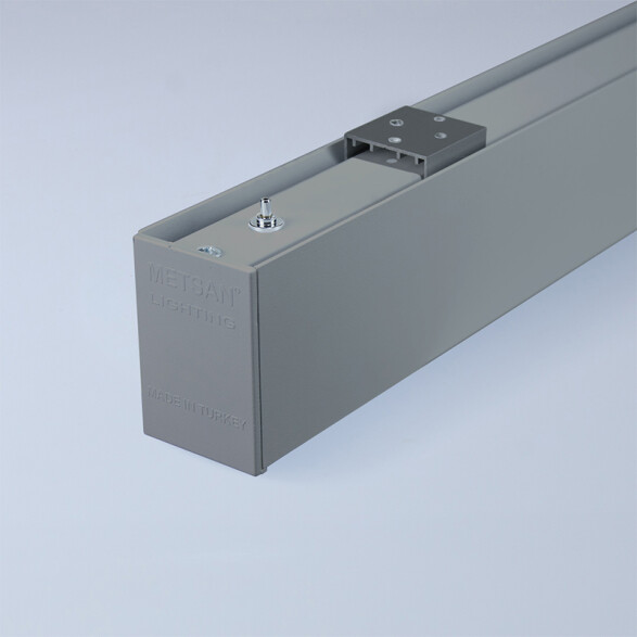 Lum. adosar/susp LEHMAN 56 gris 2400mm 64W 3000K MN1614