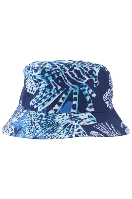 Gorro reversible con protección UPF 50+, diseño estampado y liso Gorro reversible con protección UPF 50+, diseño estampado y liso