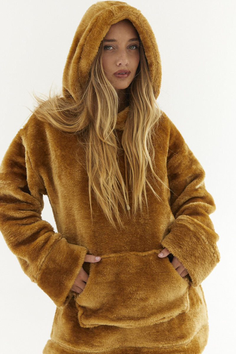 Hoodie Fado Marrón