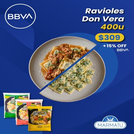 Raviol Don Vera Jamon Y Queso 2 Kilos Raviol Don Vera Jamon Y Queso 2 Kilos
