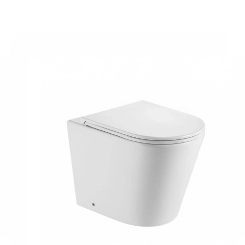 Inodoro de pared corto VIP con asiento slow Inodoro De Pared Corto Vip Con Asiento Slow