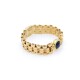 Anillo Panther fino con zafiro central Anillo Panther fino con zafiro central