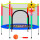Cama Elástica Trampolín 1.40 + Cobertor + Red + Tablero Basket + Pelota + Inflador Azul