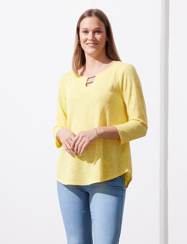 Blusa Labrada AMARILLO