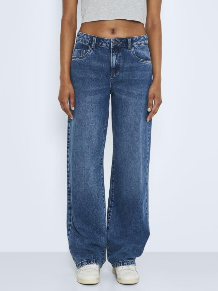 Jeans Amanda Wide-leg - Medium Blue Denim 