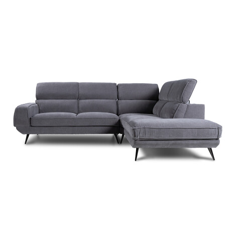 Rinconera Versatile - Tela Microfibra - Chaise Derecho 6686-7 Gris