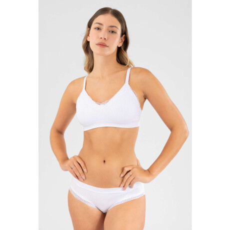 Soutien triangulo camelina Blanco