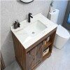 Mueble de baño de pie puerta granero 85cm Mueble De Baño De Pie Puerta Granero 85cm