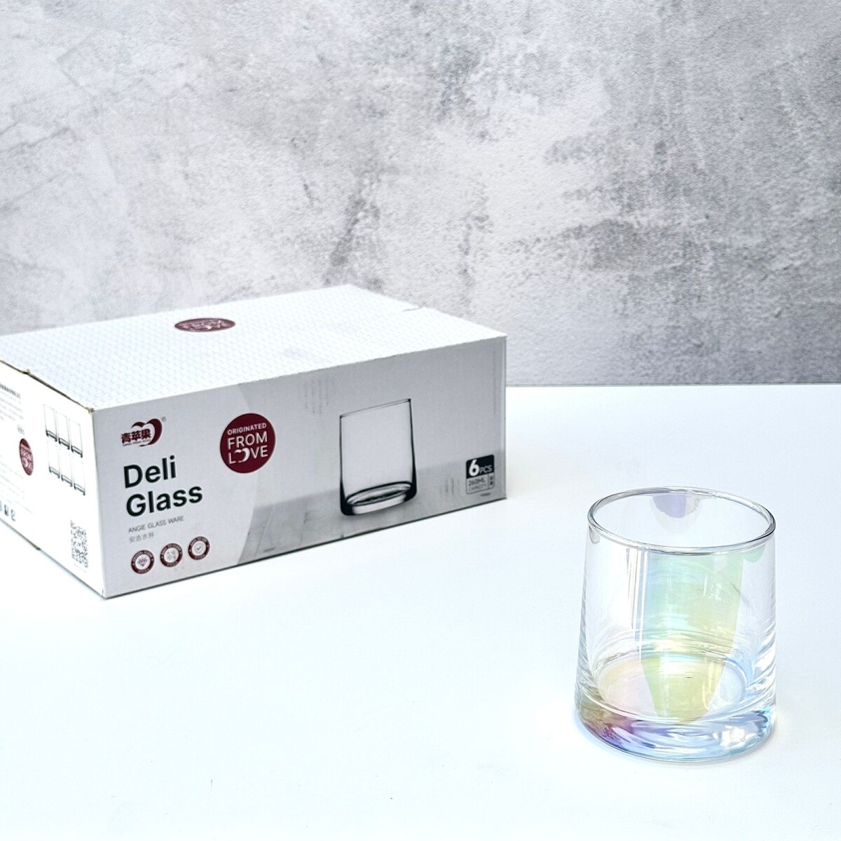 Juego De 6 Vasos Vidrio Magic 260ML 