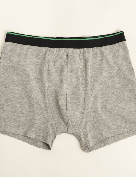 600042 BOXER C/ABERTURA HARRINGTON Urban Gris Medio