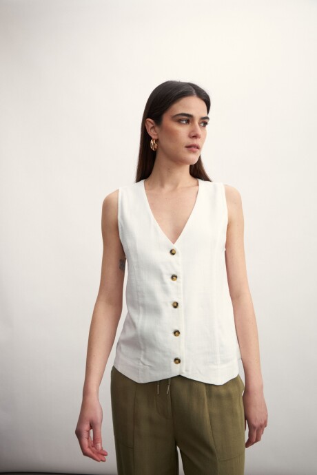Chaleco Chelsy Blanco