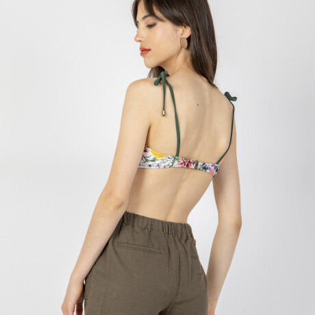 TOP DEPORTE FLOWERY Multicolor