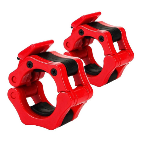 Par De Topes P/ Barra Olímpica Crossfit Clamp Rosca Fit013300