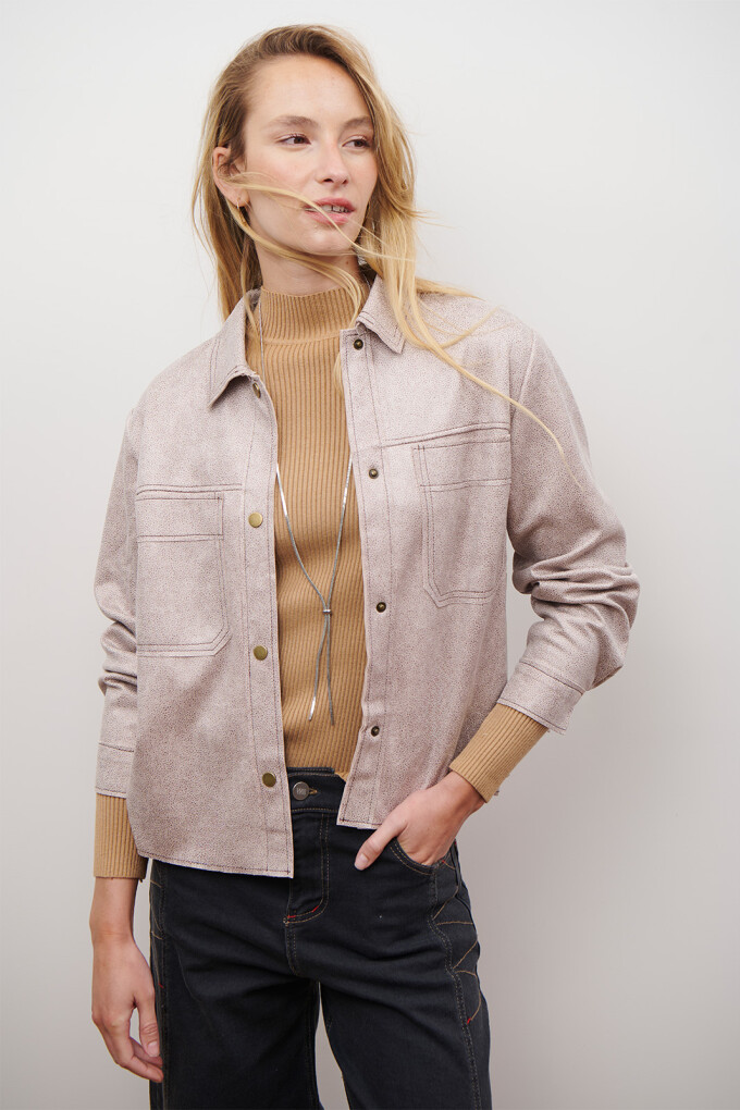 CHAQUETA PECARI NATURAL