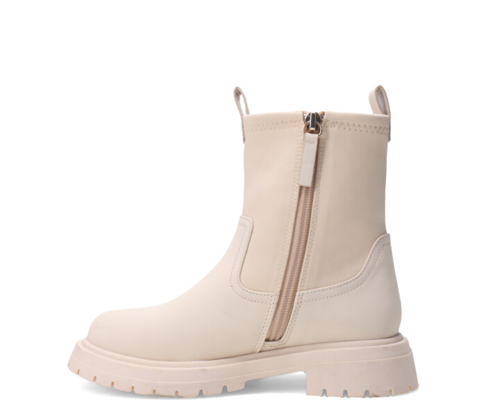 Bota SITKA con simil cuero elastizado Beige