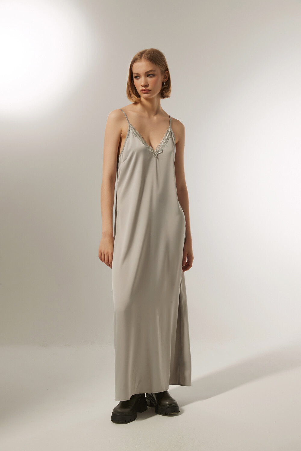 Vestido Legranda Plateado
