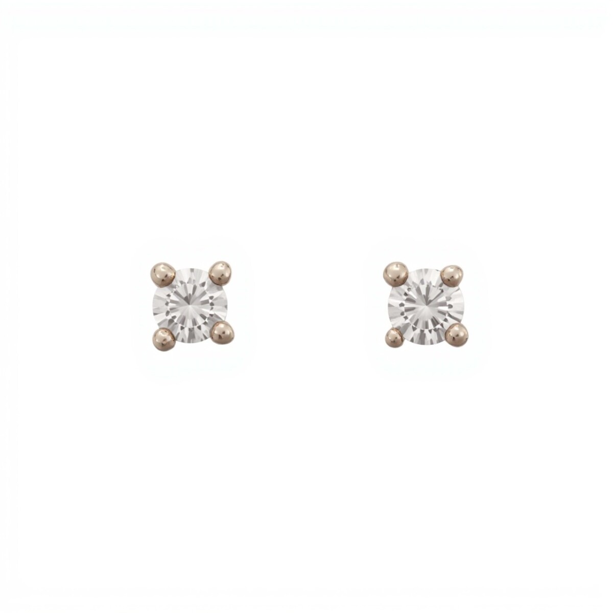 Caravanas Cuadrado-Plata 925-Piedra Zirconia-CA3102 - conpiedra 