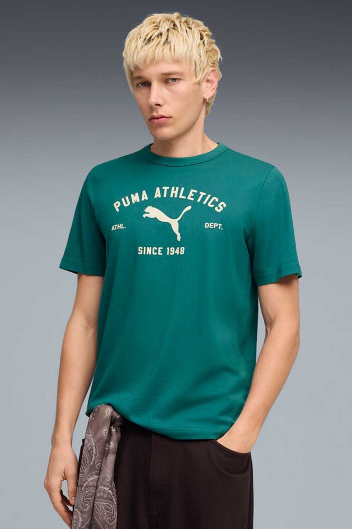 REMERA PUMA 692226 CLASS GRAPHIC Azul
