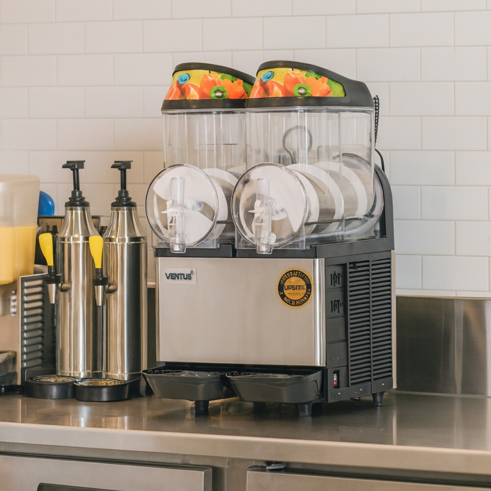 Maquina de Granizadora 12 Litros en 2 Depósitos. Maquina de Granizadora 12 Litros en 2 Depósitos.