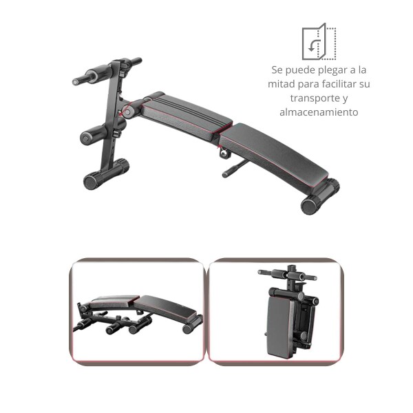 Banco Regulable Abdominal Plegable Curvo Musculacion Con Bandas Ejercicio Acero Gym Imback Banco Regulable Abdominal Plegable Curvo Musculacion Con Bandas Ejercicio Acero Gym Imback