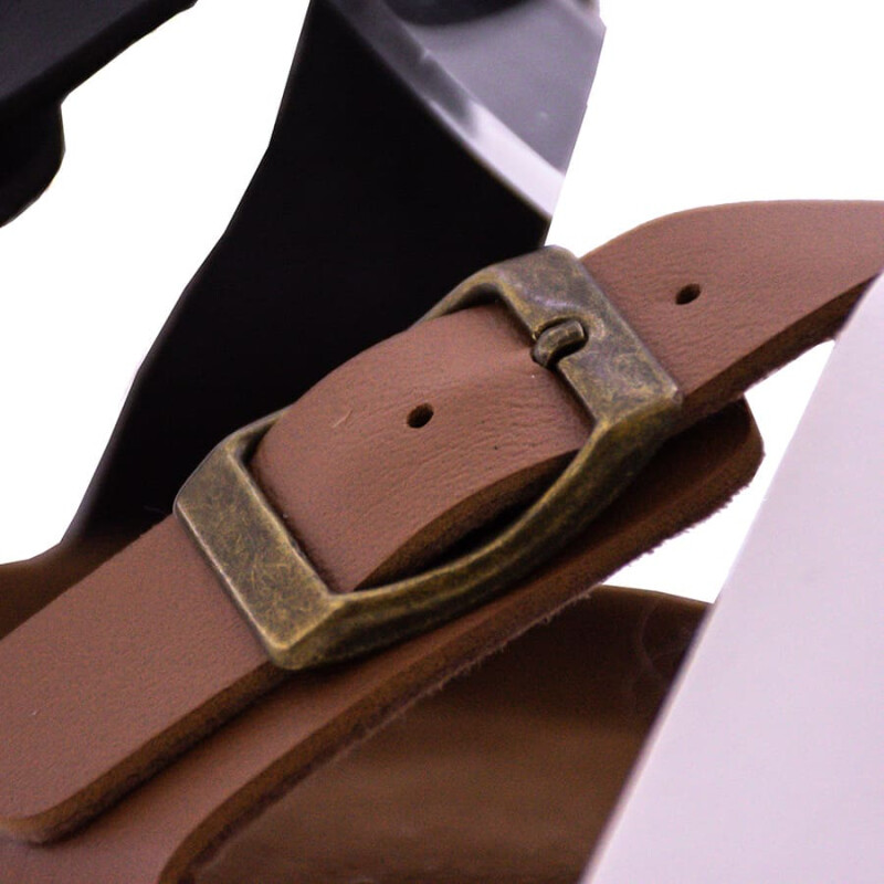 Sandalias Chill Sunday de Mujer - YF01W Camel-blanco