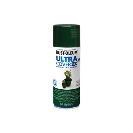 Ultra Cover 2X Pintura Multiuso Brillante Verde Oscuro