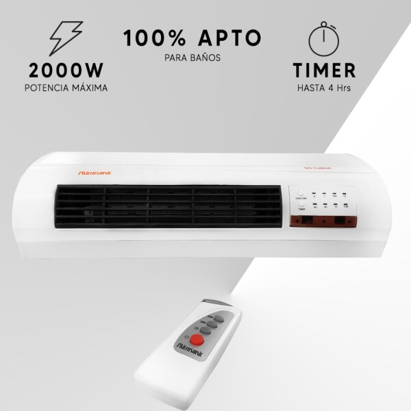 Caloventilador De Pared Microsonic Spd15687 OLT CONVECTOR PARED MICROSONIC 15687
