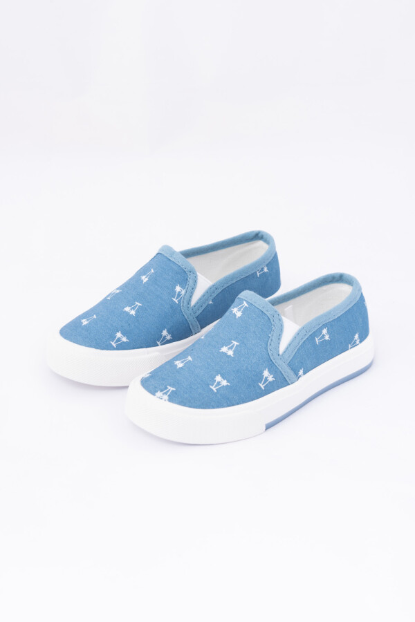 Pancha estampada Azul
