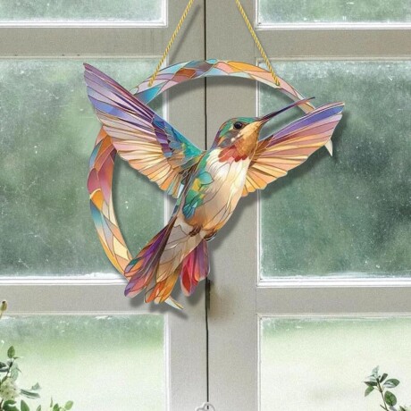 Cuadro Colgante Estilo Vitral Ave Cuadro Colgante Estilo Vitral Ave