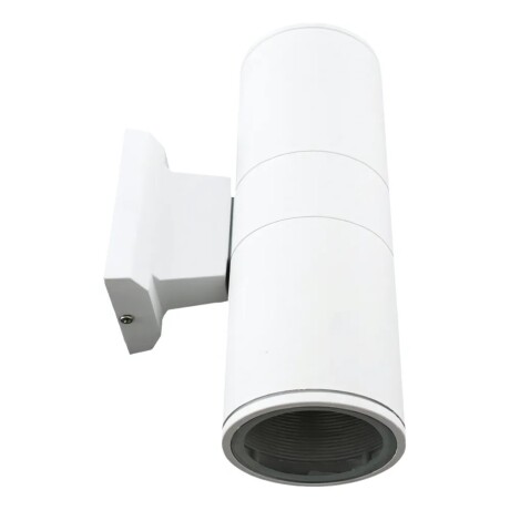 Lámpara Exterior Doble en Aluminio Lumax Modelo Stafford Blanco