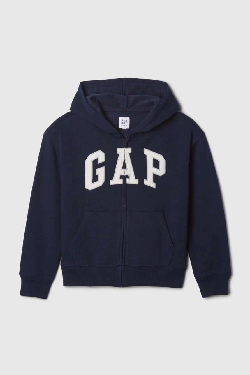 Canguro Con Cierre Logo Gap Niño Tapestry Navy