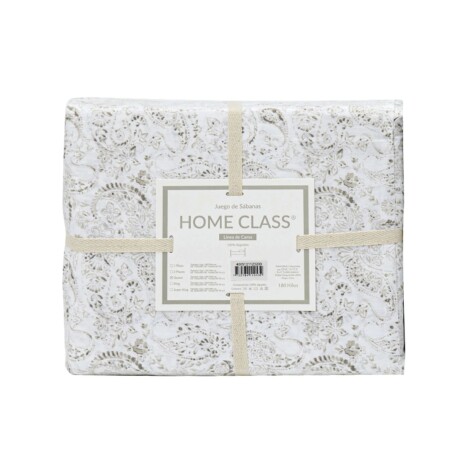 Juego de Sábanas 1 Plaza Home Class 180 hilos - Árabe Beige Juego de Sábanas 1 Plaza Home Class 180 hilos - Árabe Beige
