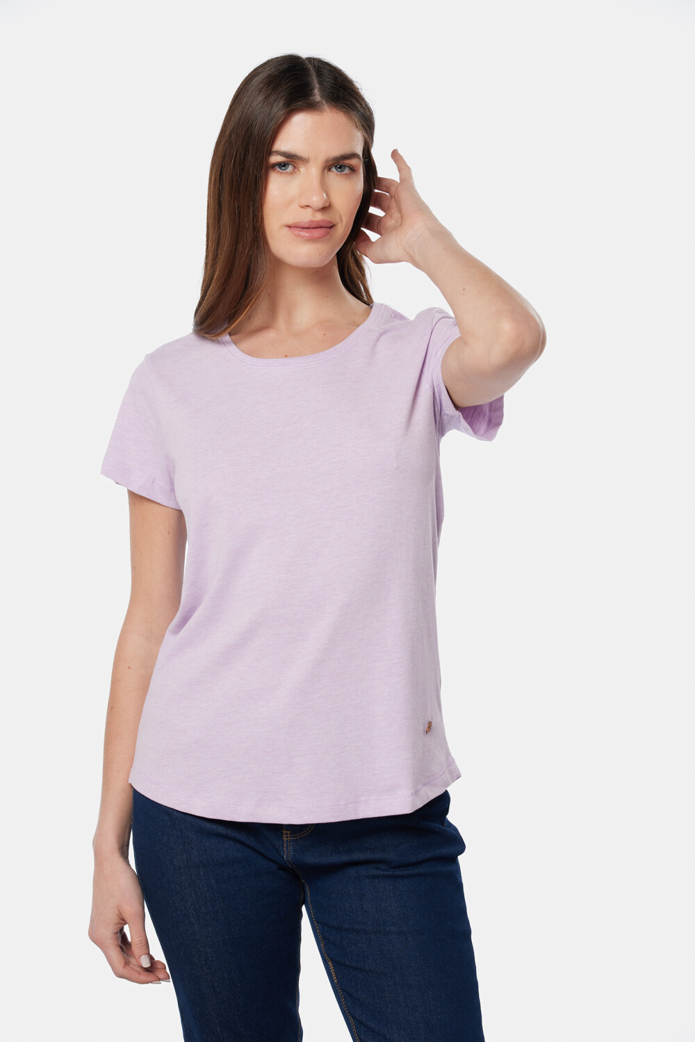 REMERA BÁSICA DE ALGODÓN Lila