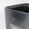 BASURERO INOX NEGRO 18X18X30.5CM Unica