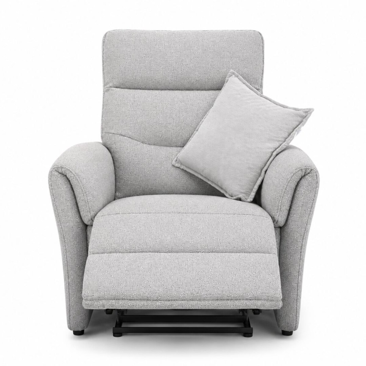 Poltrona Recliner Manual 1 Cuerpos Gris 