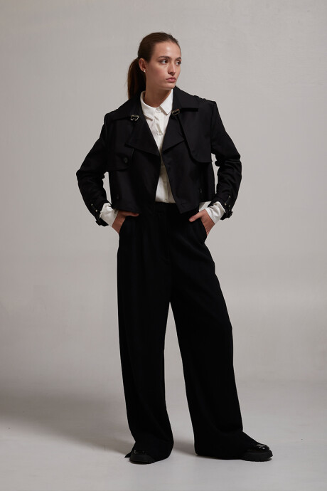 Chaqueta Trench Ludovica Negro