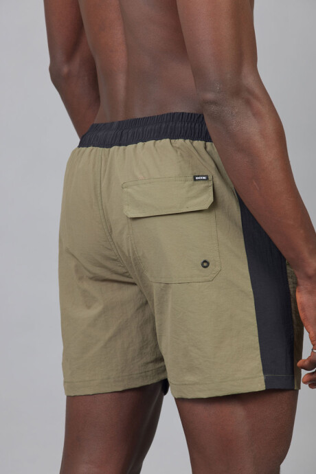SHORT XANFER DIXIE Militar/negro