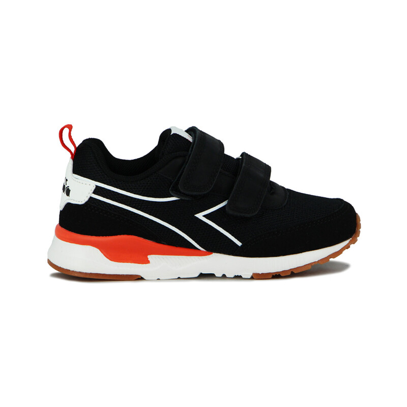 Diadora RETRINS Running Niño - Negro/Blanco Negro-Blanco