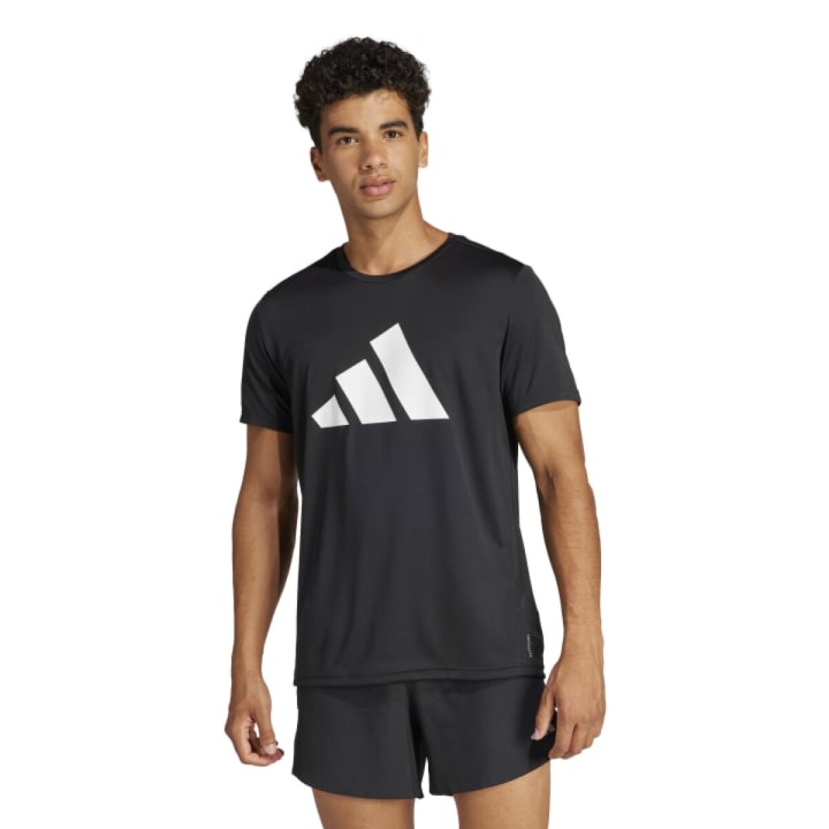 Remera Adidas Run It de Hombre - IL7235 - Negro-blanco 