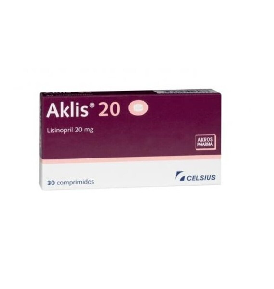 Antihipertensivo Aklis 20 Mg x 30 unidades 