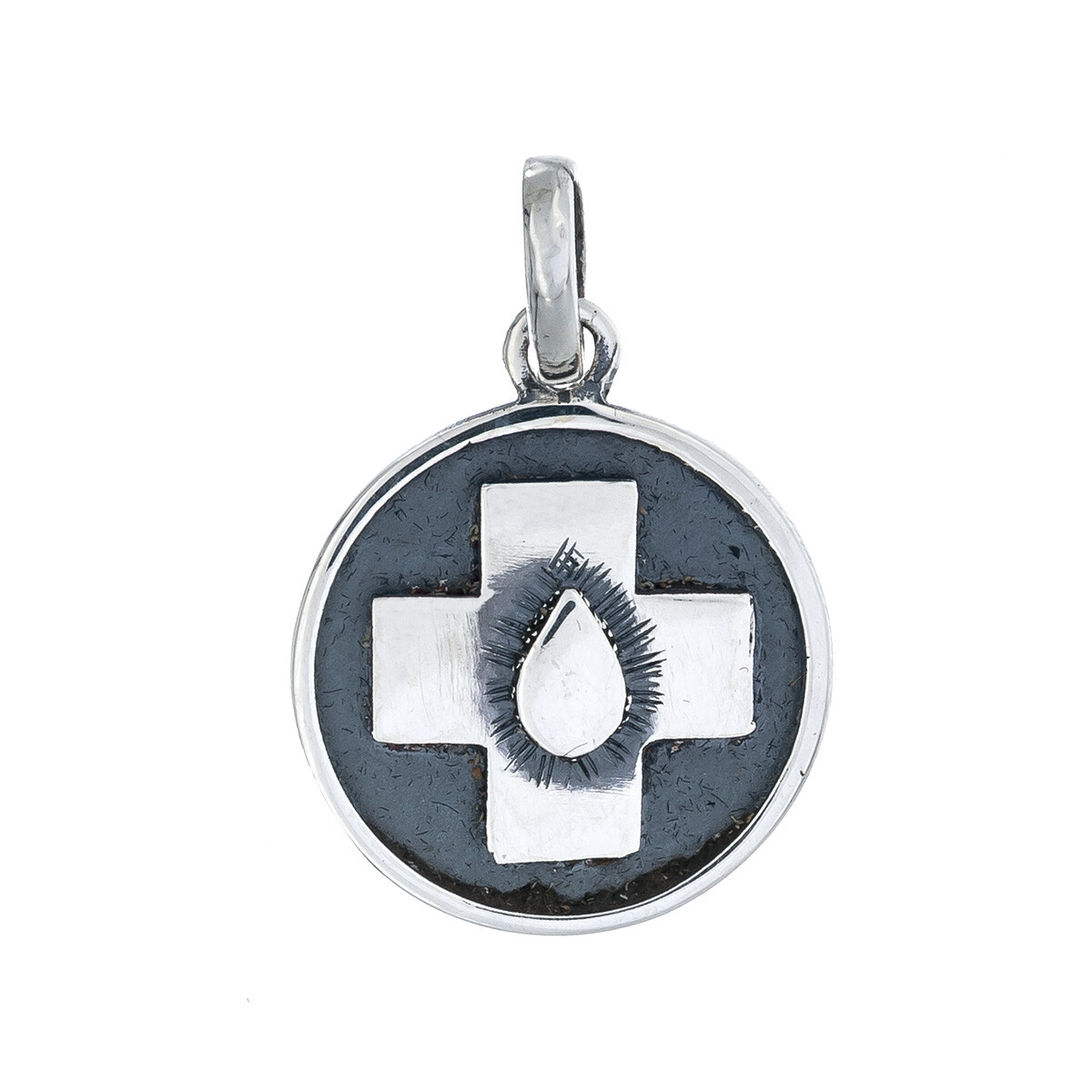 Colgante de plata 925, AUXILIAR DE SERVICIO. 