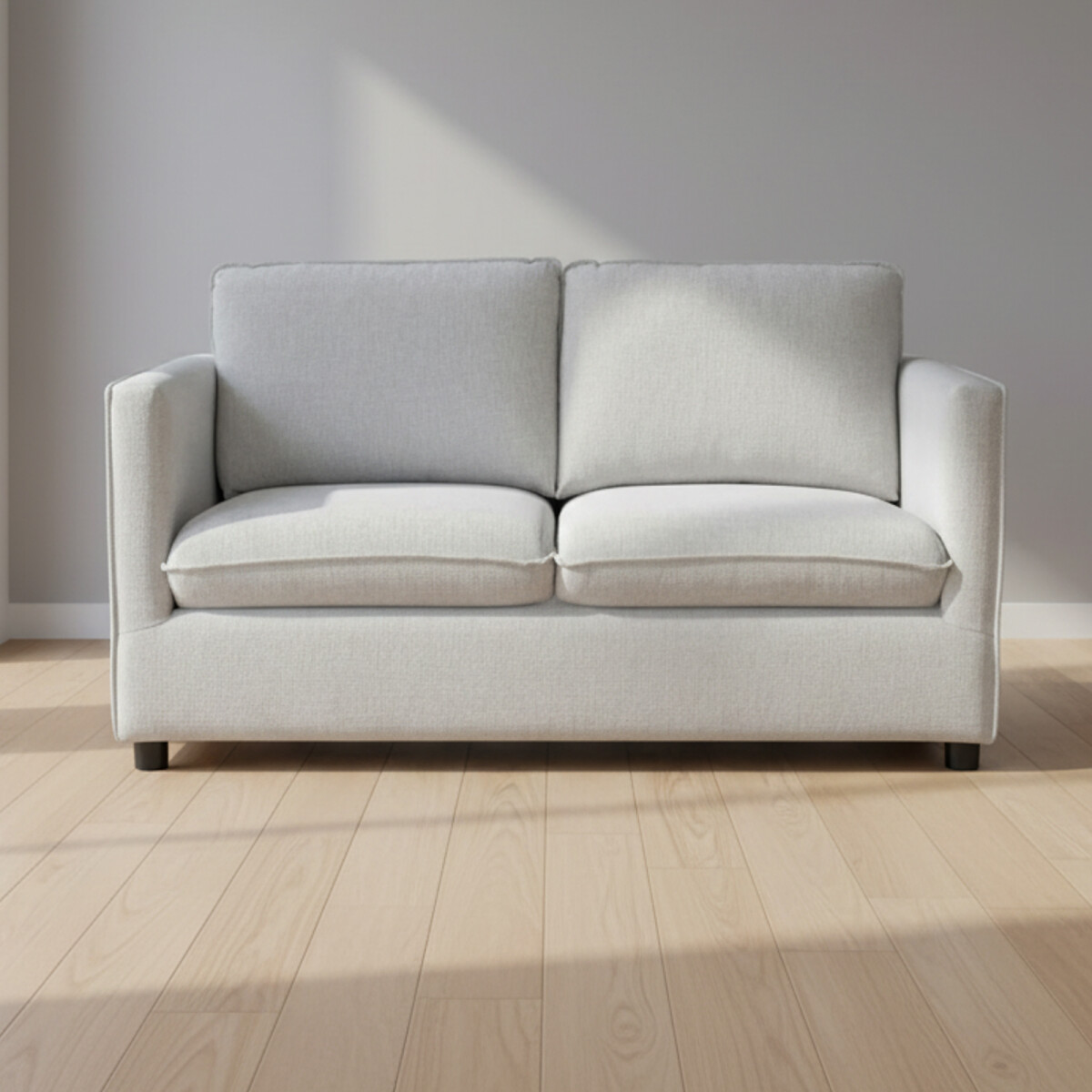 SOFÁ - 2 CUERPOS TELA NATURAL-BEIGE AMSTERDAM BEIGE 